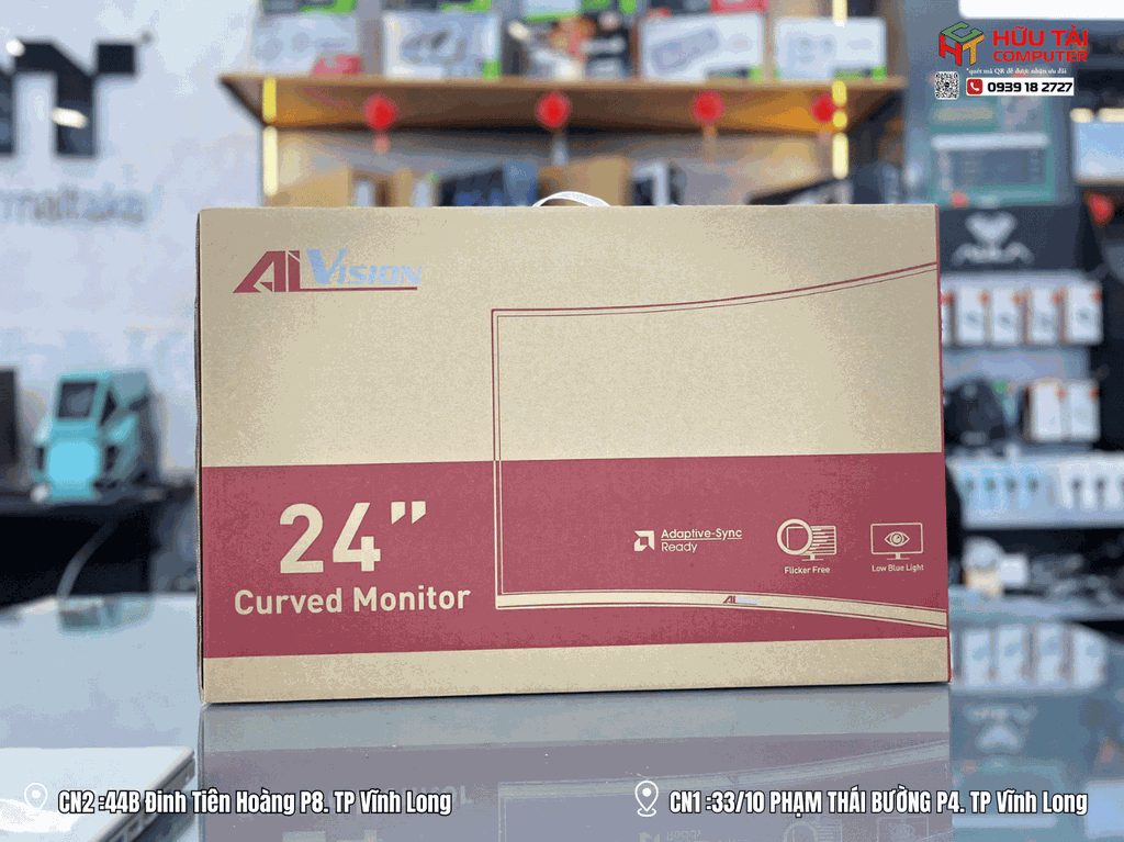 MÀN HÌNH CONG AIVISION A245FC (24INCH | FHD | VA | 100HZ | 5MS) - WHITE