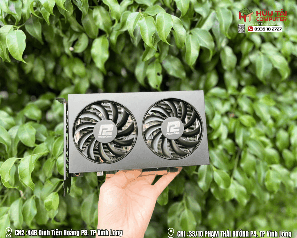 VGA PowerColor Radeon Fighter RX 6500 XT 4GB GDDR6 AXRX-6500XT-4GBD6-DH/OC