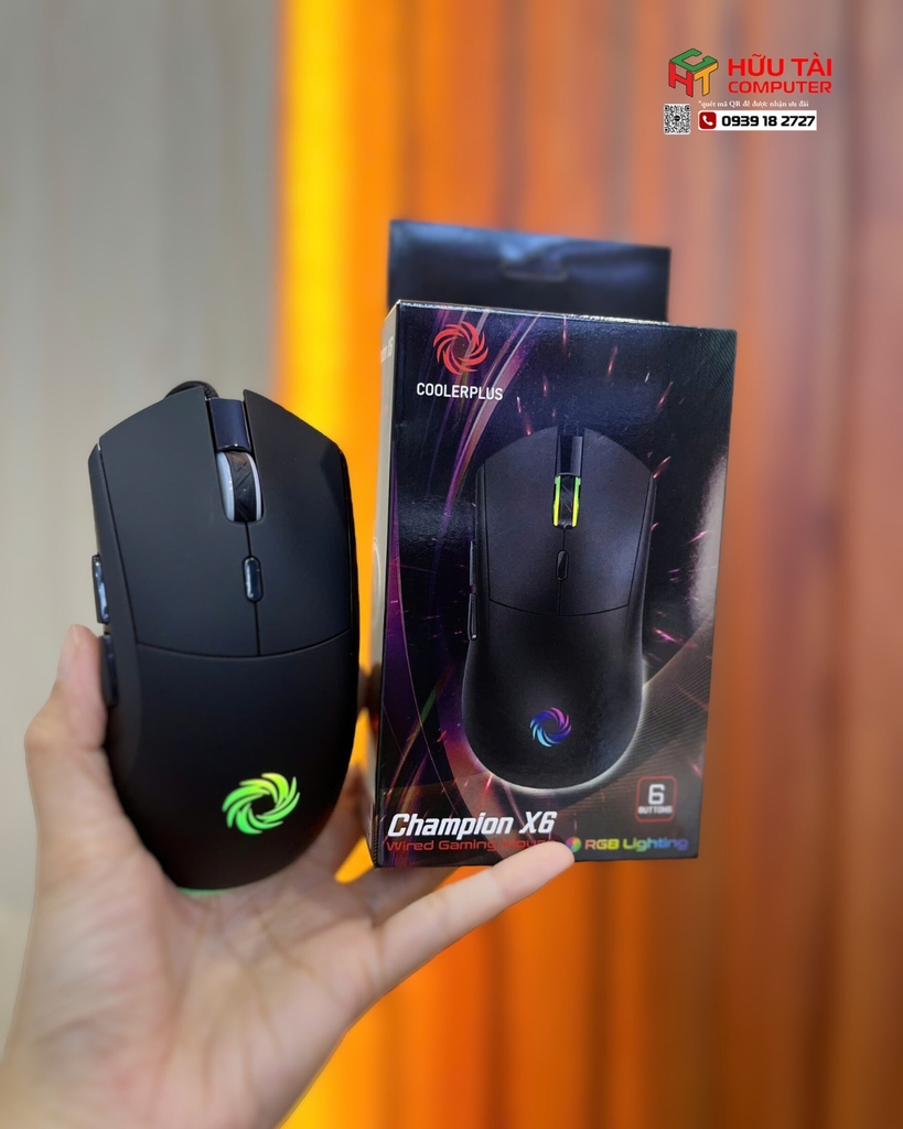 Chuột Gaming Có Dây Coolerplus X6 Champion