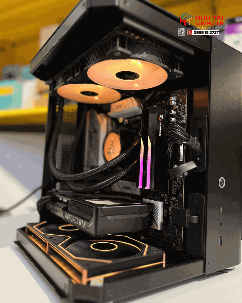 FULL  PC  HTC JONSBO TK-1 RTX 5060Ti V2 (B650M WIFI, RYZEN 7 7800X3D, RTX 5060 Ti, 32GB/60000 DDR5, 1TB NVME, 850W)