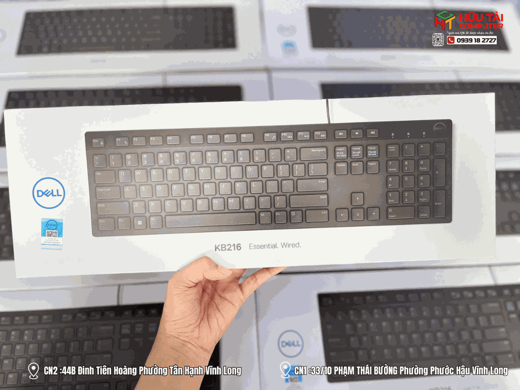 Bàn Phím Có Dây Dell KB216