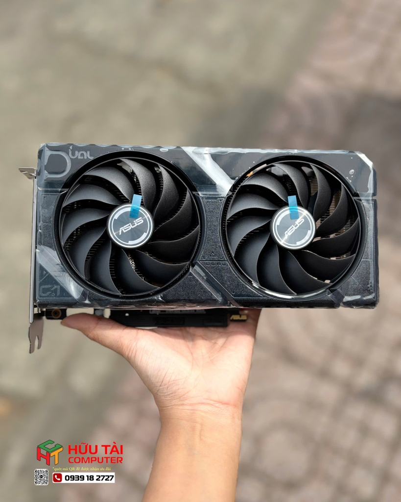 Card màn hình AMD Radeon RX 7600 ASUS Dual EVO OC | 8GB GDDR6, 2048 SP, 550W