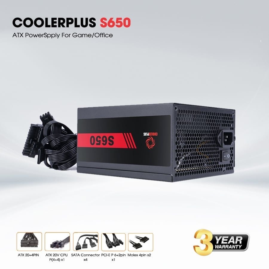 Nguồn Coolerplus S650 650W