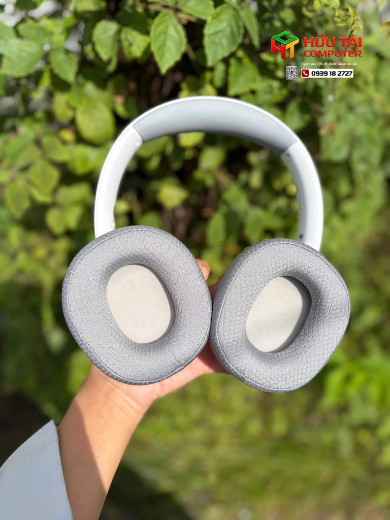 Tai Nghe Gaming Không Dây AULA G7 Pro WHITE (Âm Thanh Vòm 7.1, Mic Chống Ồn AI, Đèn RGB)