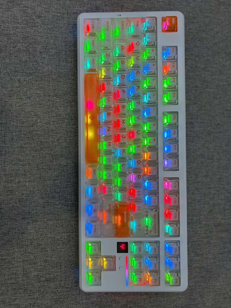 Bàn Phím Cơ Attack Shark X87 Ultra 3 Mode 8KHz, Megalodon Switch, Hot-Swap, LED RGB, 10000mAh