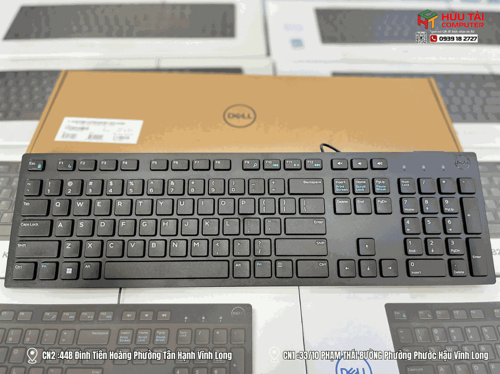 Bàn Phím Có Dây Dell KB216