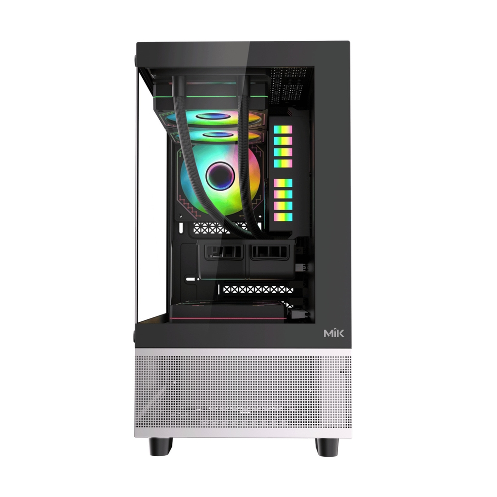 Case MIK Aether Gaming – Đen | Không kèm fan