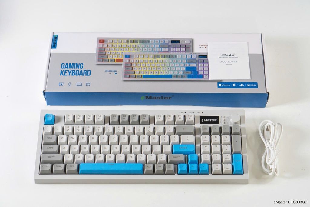 BÀN PHÍM SILENT EMASTER EKG803GR/EKG803GB