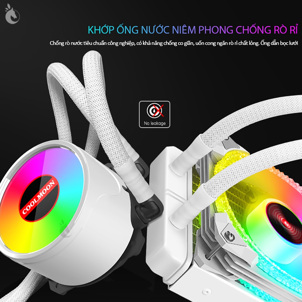 Tản nhiệt nước Coolmoon AR240 WHITE