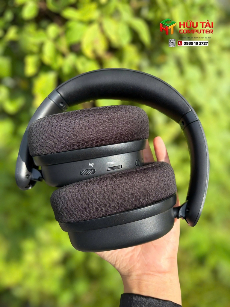 Tai Nghe Gaming Không Dây AULA G7 Pro Black (Âm Thanh Vòm 7.1, Mic Chống Ồn AI, Đèn RGB)