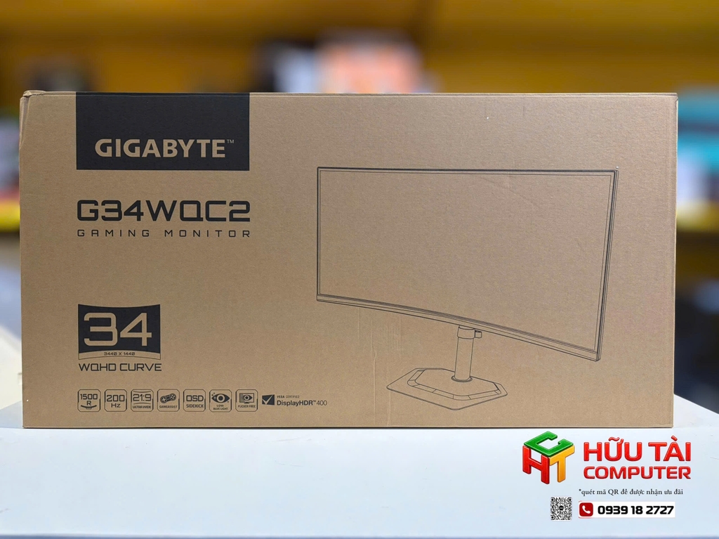 Màn Hình Gaming GIGABYTE GS24F14 (23.8 inch - IPS - FHD - 144Hz - 1ms)