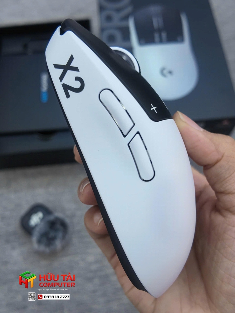 Chuột gaming không dây Logitech Pro X2 Superstrike Lightspeed