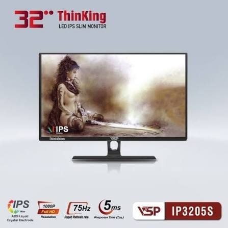 Màn hình Văn phòng VSP IP3205S | 32 inch, FHD, 75Hz, IPS