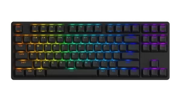 Bàn phím AKKO 5087 RGB ASA – Black (AKKO CS switch – Jelly Pink)