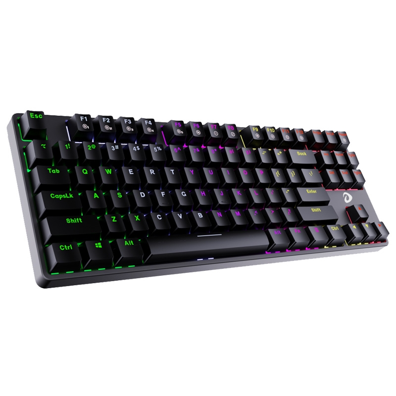 Bàn phím cơ Gaming DAREU EK87 – Black Red (Multi-LED)