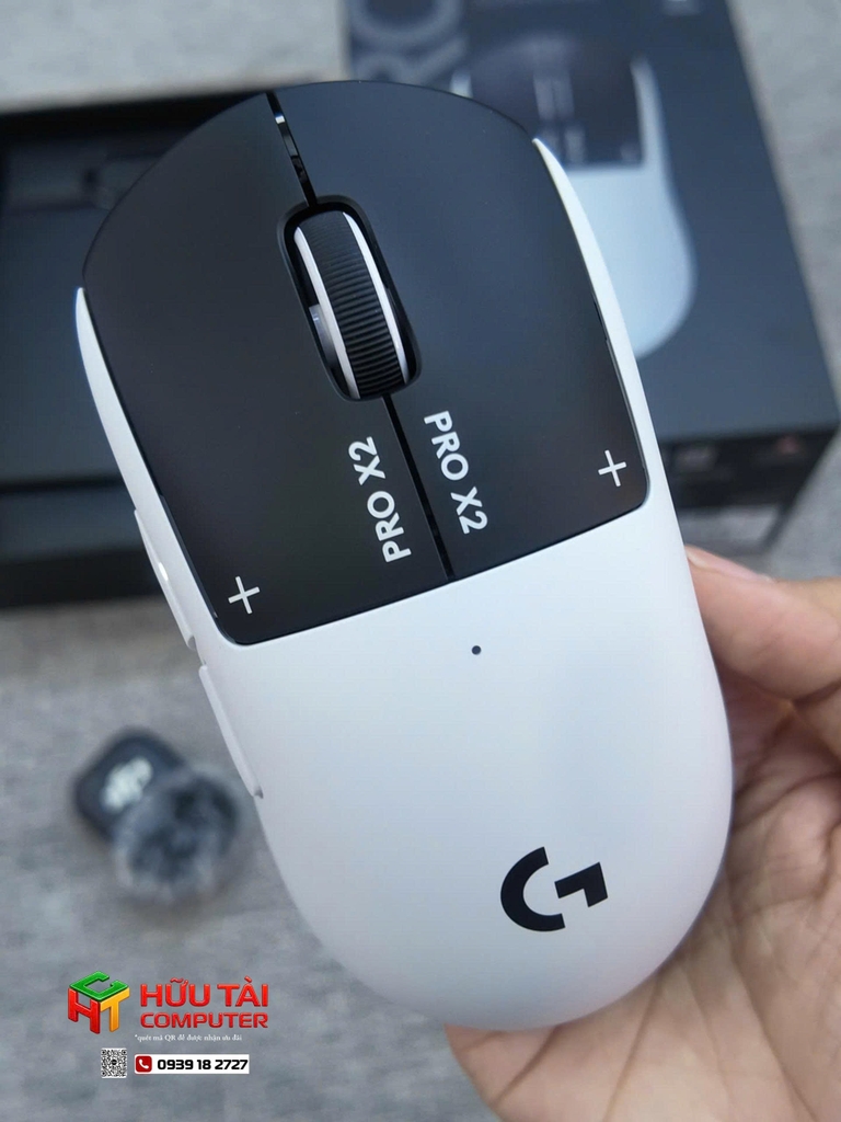 Chuột gaming không dây Logitech Pro X2 Superstrike Lightspeed