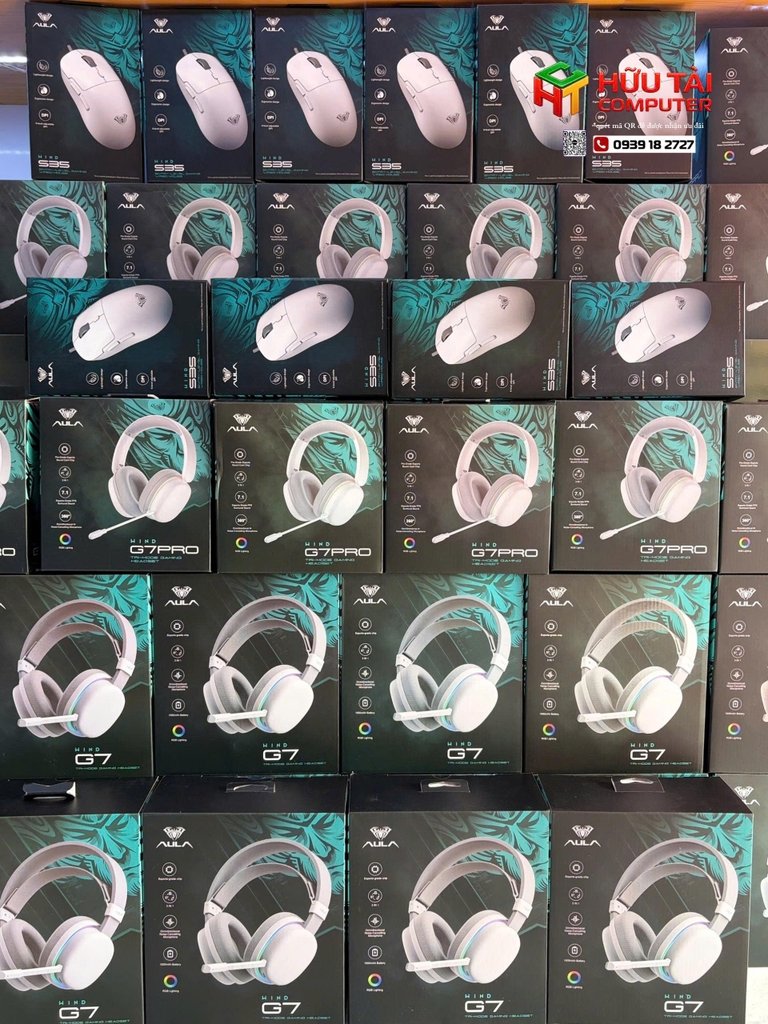 AULA S35 (5774) CHUỘT GAMING CÓ DÂY (Phiên bản Màu đen)