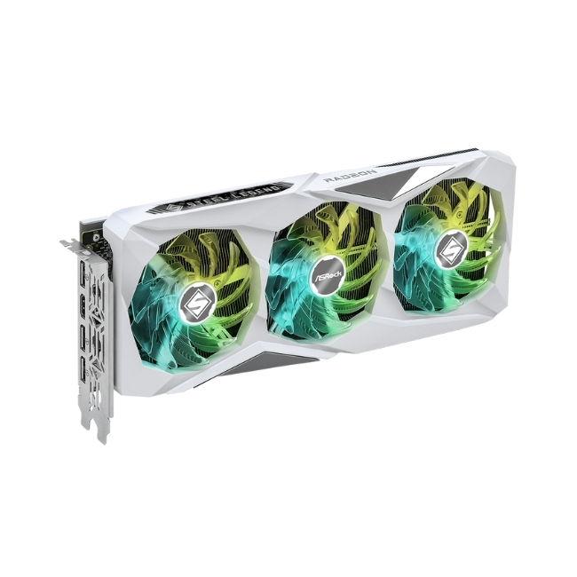 Card màn hình ASRock AMD Radeon RX 7600 XT Steel Legend 16GB OC RX7600XT SL 16GO