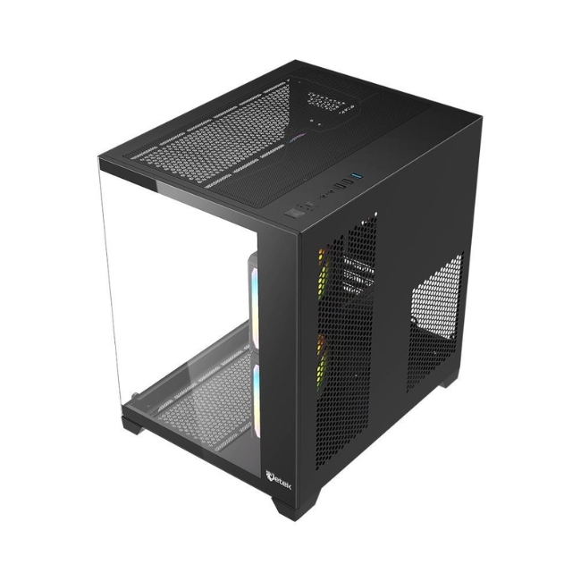 Case máy tính Jetek CSGO2 D.VA2 Trắng | Đen