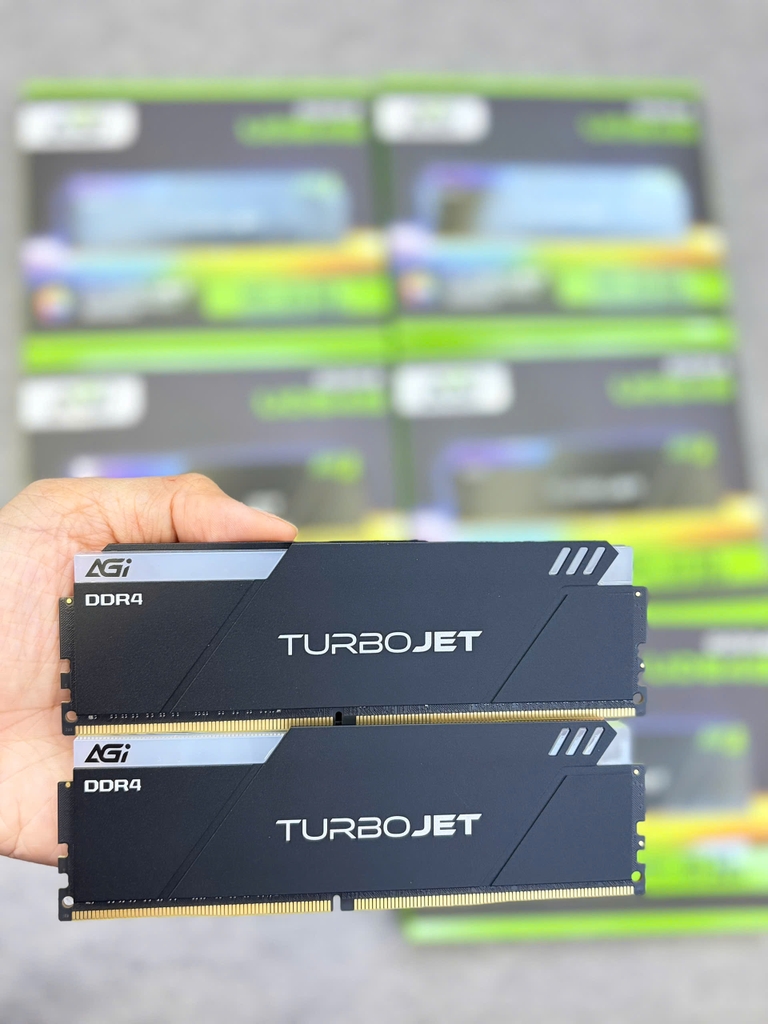 RAM AGI DDR4 16G TURBOJET UD848 RGB BUSS 3600 (AGI3EPC16UD848)