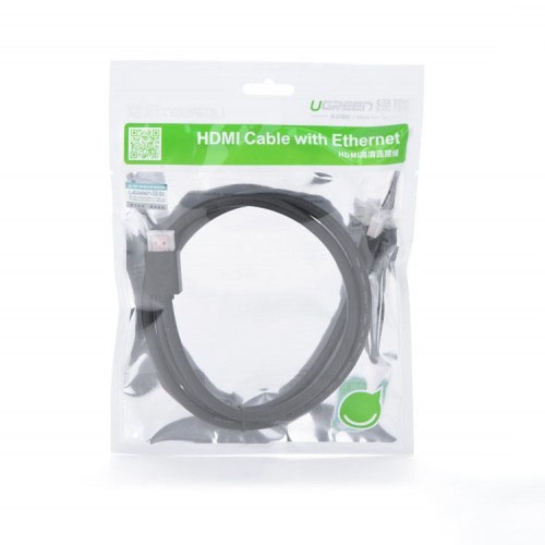 Ugreen 10108 3M màu Đen Cáp tín hiệu HDMI chuẩn 1.4 hỗ trợ phân giải 4K * 2K HD104 20010108