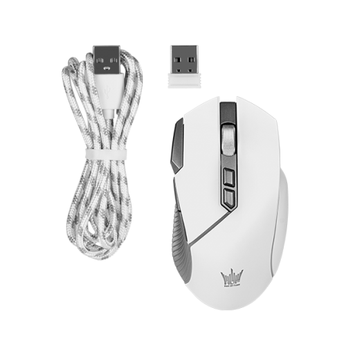 Chuột không dây Galax HOF Tactical ARGB White