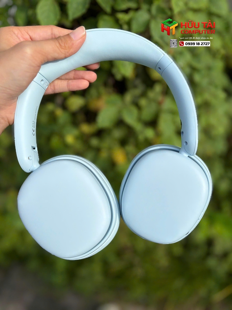 Tai Nghe Gaming Không Dây AULA G7 Pro Blue (Âm Thanh Vòm 7.1, Mic Chống Ồn AI, Đèn RGB)