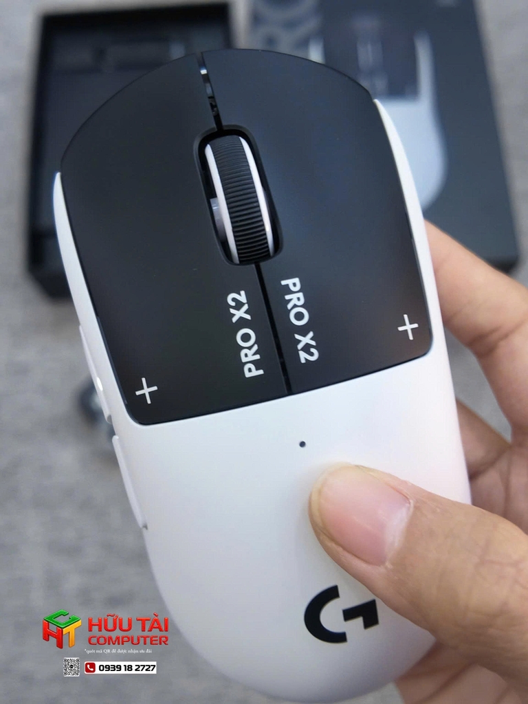 Chuột gaming không dây Logitech Pro X2 Superstrike Lightspeed