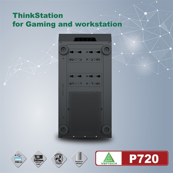 CASE VSP P720 LED RGB CHUẨN FULL ATX