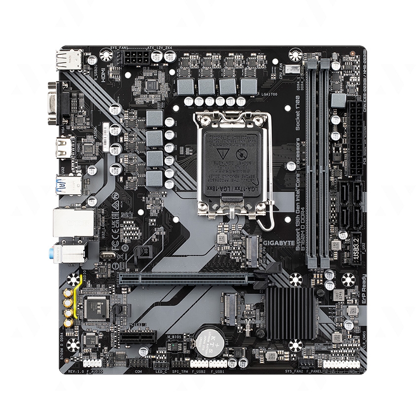 Mainboard Gigabyte B760M D DDR4 (Intel B760, LGA1700, 2x DDR4 64GB, Micro ATX)