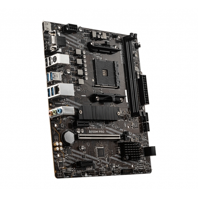 Mainboard MSI B550M PRO (AMD B550, Socket AM4, m-ATX, 2 khe RAM DRR4)
