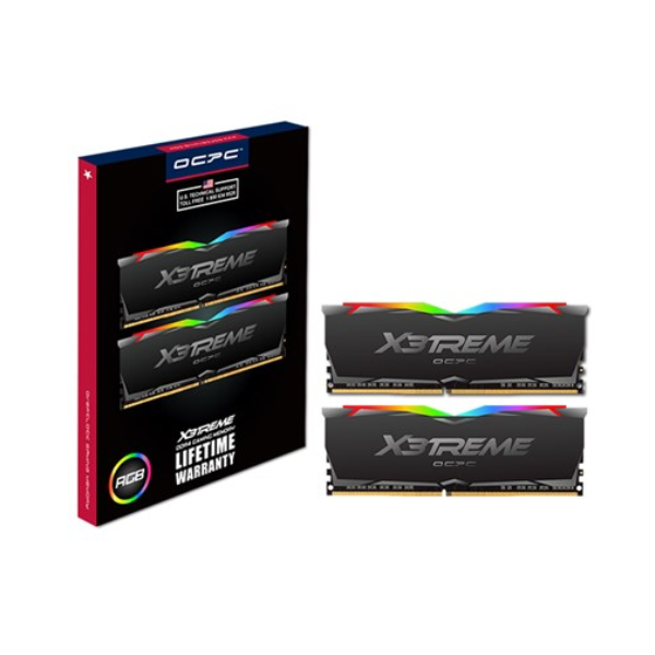 RAM DDR4 X3treme Aura RGB 3200 C16 16GB (8Gx2) Pink MMX3A2K16GD432C16PK OCPC