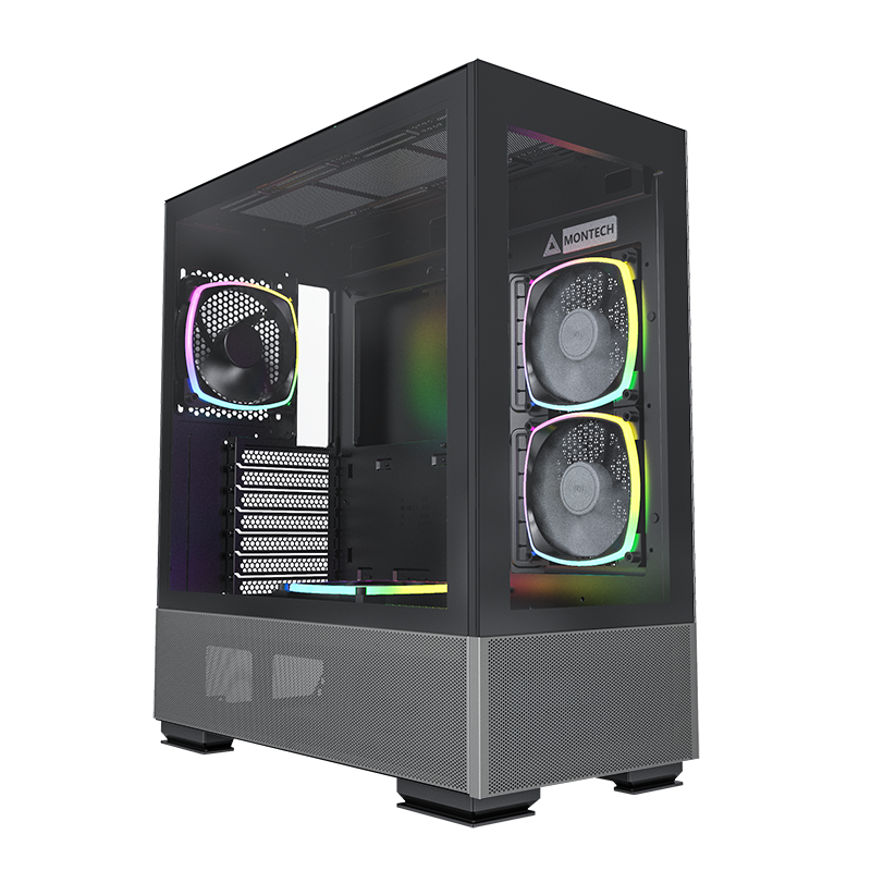 Case Montech sky two white / black
