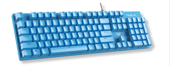 Bàn phím có dây gaming AULA S2022 xanh dương