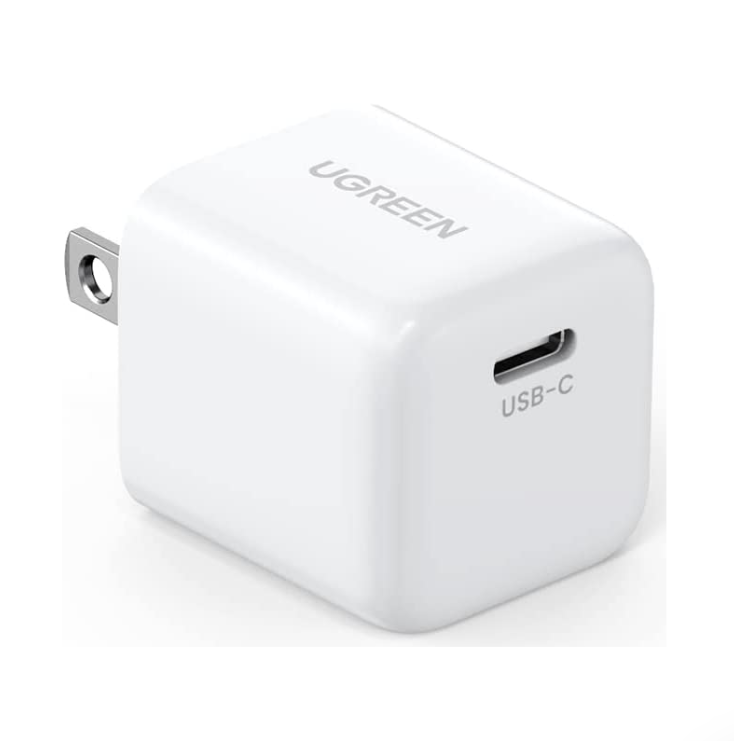 Ugreen 60899 20W Màu Xanh dương Bộ Sạc nhanh QC4.0 PD 3.0 USB Type-C chuẩn cắm US CD249 20060899