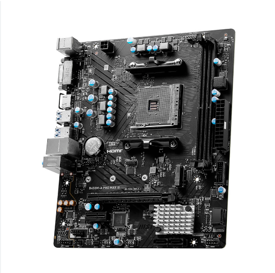 Mainboard MSI B450M-A PRO MAX II (AMD B450, AM4, 2 x DDR4 64GB, mATX)