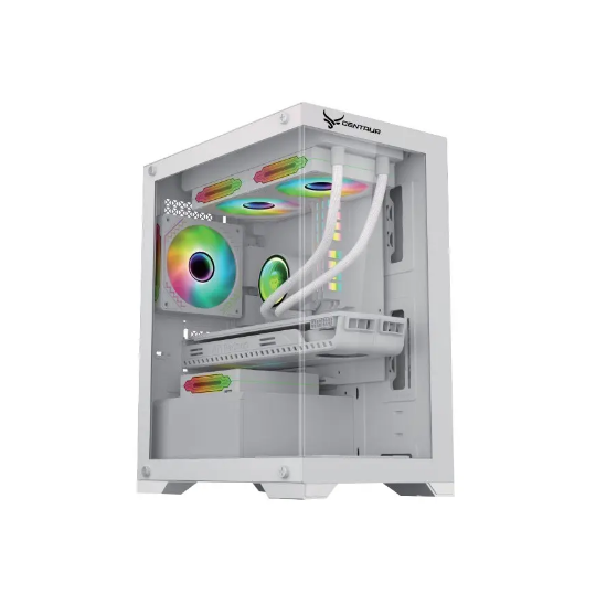 CASE MÁY TÍNH CENTAUR LUMIX (TRẮNG) TẶNG 3 FAN