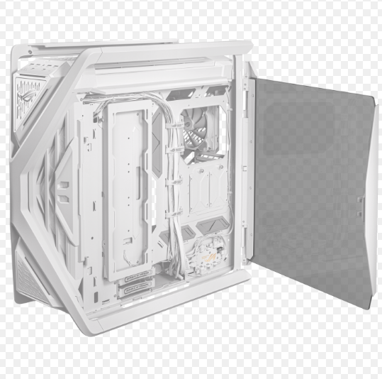 (E-ATX) Vỏ Case ASUS ROG Hyperion GR701 (Sẵn 4Fan)  Trắng Bạc