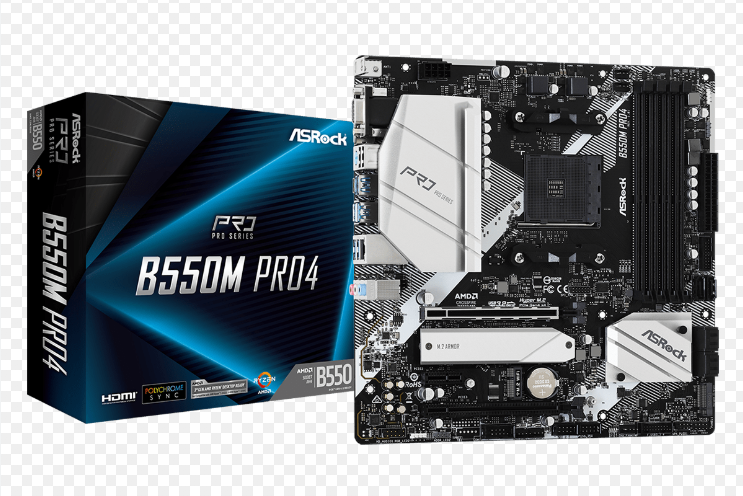 MAINBOARD ASROCK B550M WIFI SE ( WIFI / BLUETOOTH 4.2 / AM4 / M-ATX / 4XDDR4 )