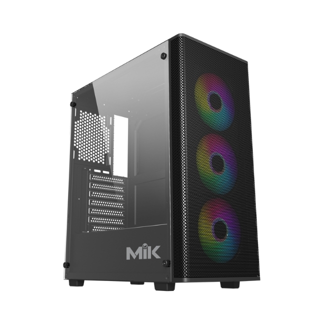 Vỏ Case Máy Tính MIK AION 3FA Đen | Trắng