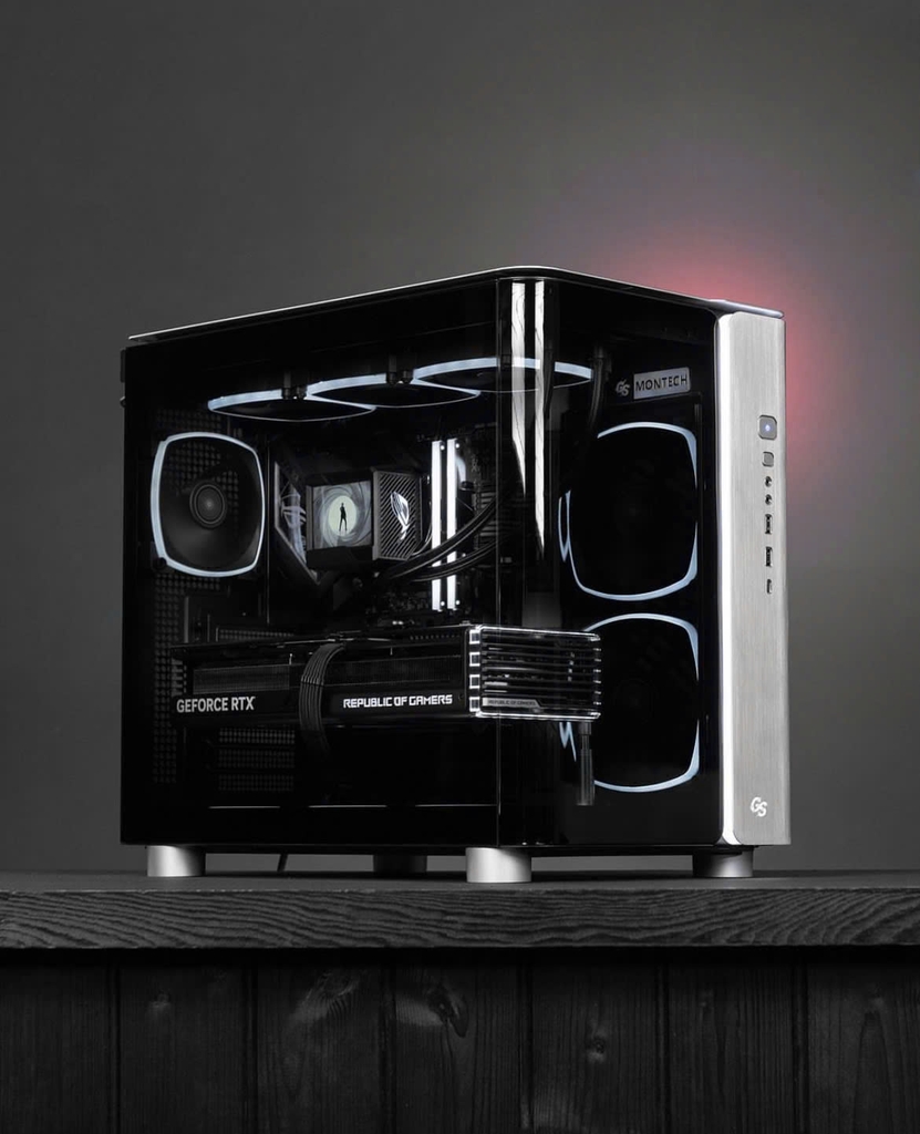 VỎ CASE MONTECH KING 95 ULTRA ALUMINUM LIMITED (SẲN 6FAN ARGB + 1 THANH CHỐNG VGA)