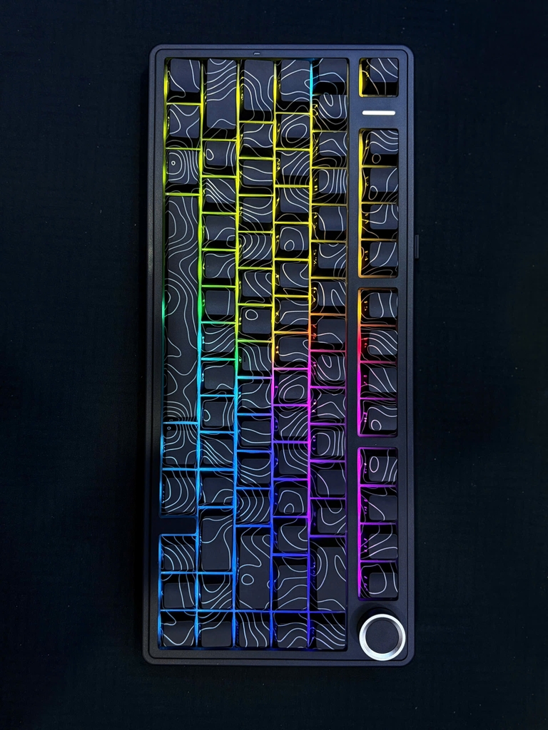 Bàn phím cơ AULA F75 3 Mode Contour đen Star Vector switch (1424)