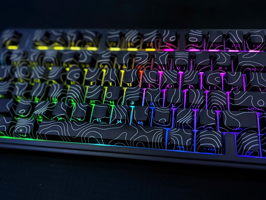 Bàn phím cơ AULA F75 3 Mode Contour đen Star Vector switch (1424)