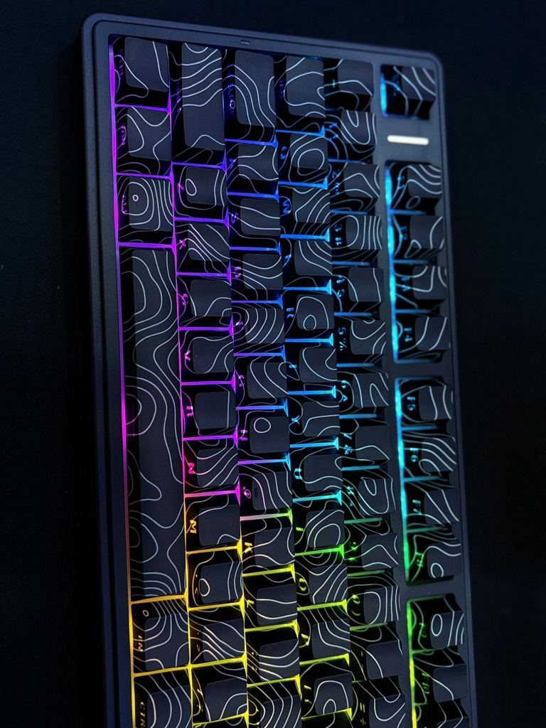 Bàn phím cơ AULA F75 3 Mode Contour đen Star Vector switch (1424)