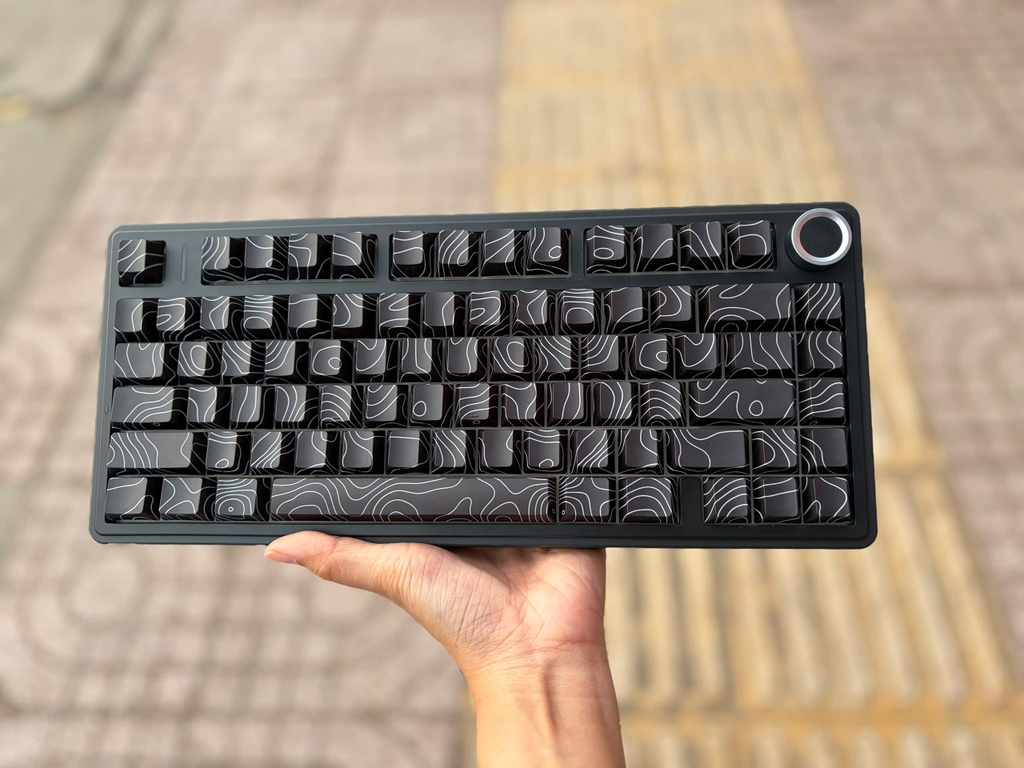 Bàn phím cơ AULA F75 3 Mode Contour đen Star Vector switch (1424)