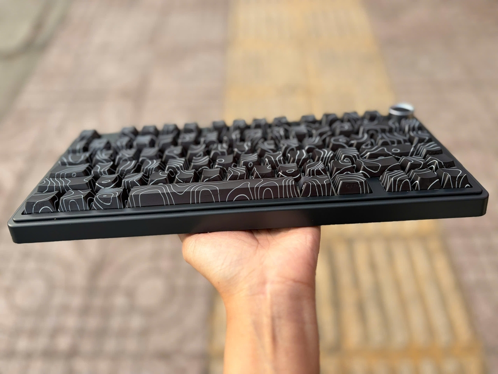 Bàn phím cơ AULA F75 3 Mode Contour đen Star Vector switch (1424)