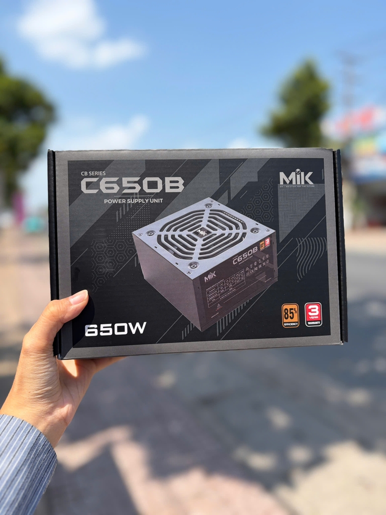 Nguồn máy tính MIK C650B 650W 80PLUS BRONZE