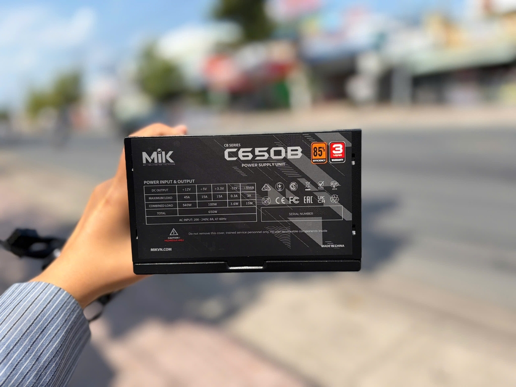 Nguồn máy tính MIK C650B 650W 80PLUS BRONZE