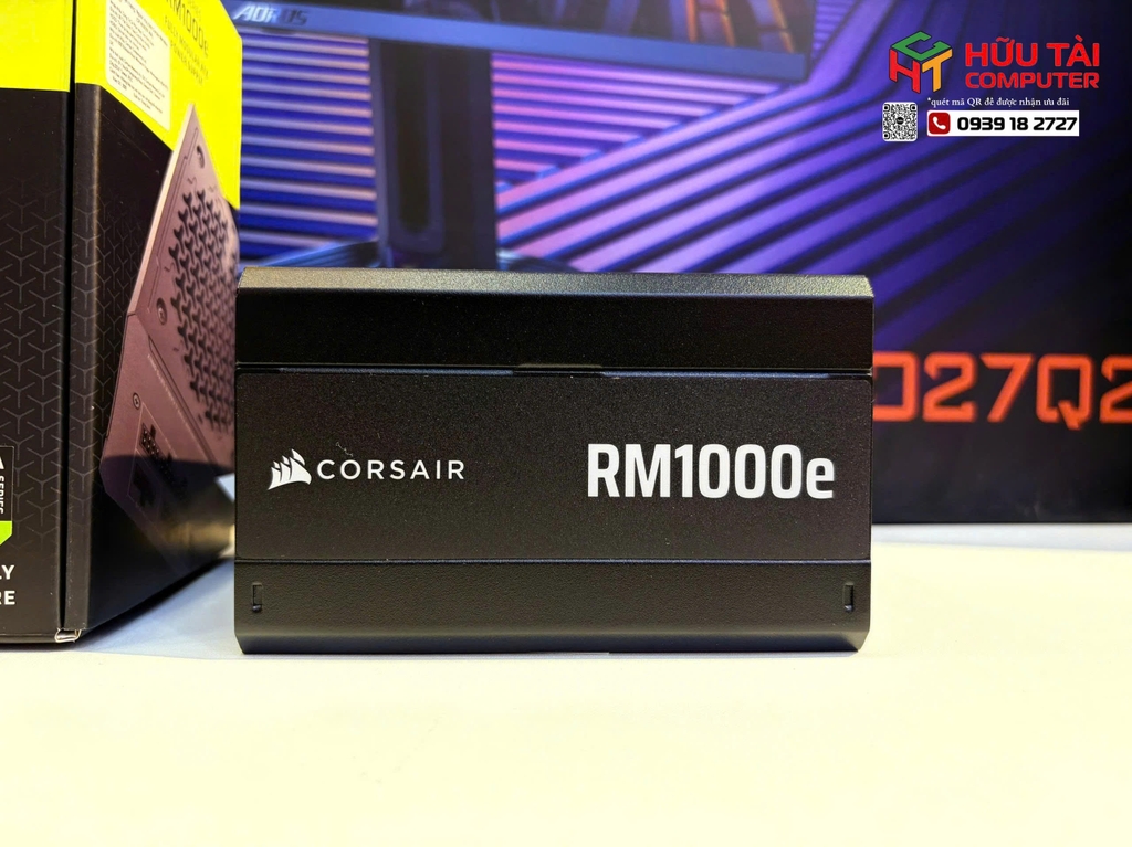 Nguồn máy tính Corsair RM1000e - 80 Plus Gold - Full Modular (1000W)