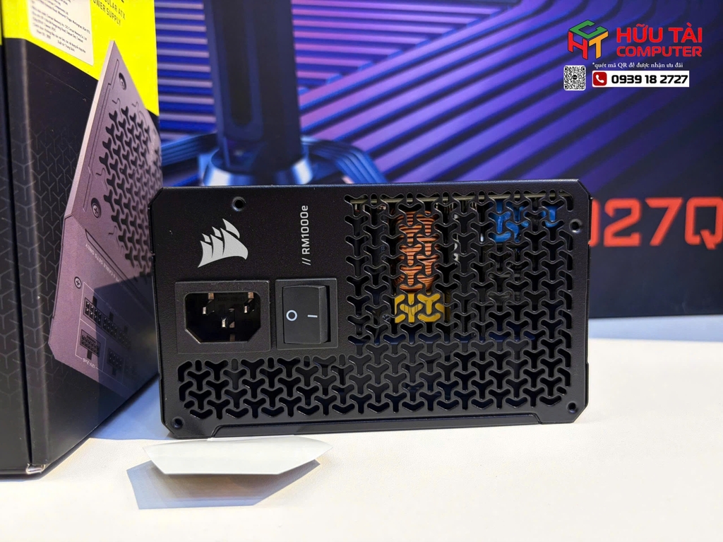 Nguồn máy tính Corsair RM1000e - 80 Plus Gold - Full Modular (1000W)